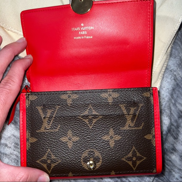 LOUIS VUITTON MONOGRAM FLORE COMPACT WALLET - Picture 4 of 12